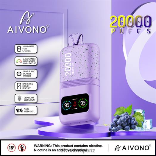 Grape Ice Aivono AIM magic 20000 V2D486 | Aivono Vape NZ